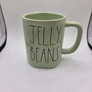 Rae Dunn Artisan Collection Green Mug, Jelly Beans